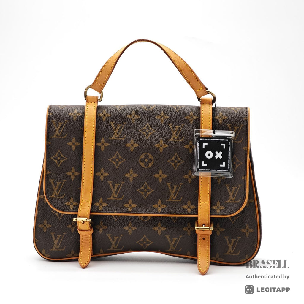 LOUIS VUITTON Epi Marelle Sac A Dos M51158 Handbag Brown【ImportFeeFREE】