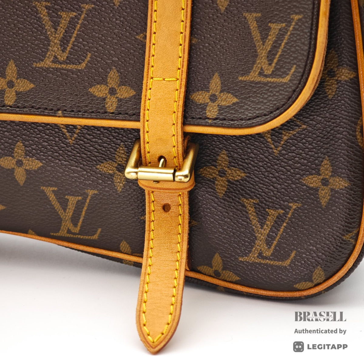 LOUIS VUITTON Epi Marelle Sac A Dos M51158 Handbag Brown【ImportFeeFREE】