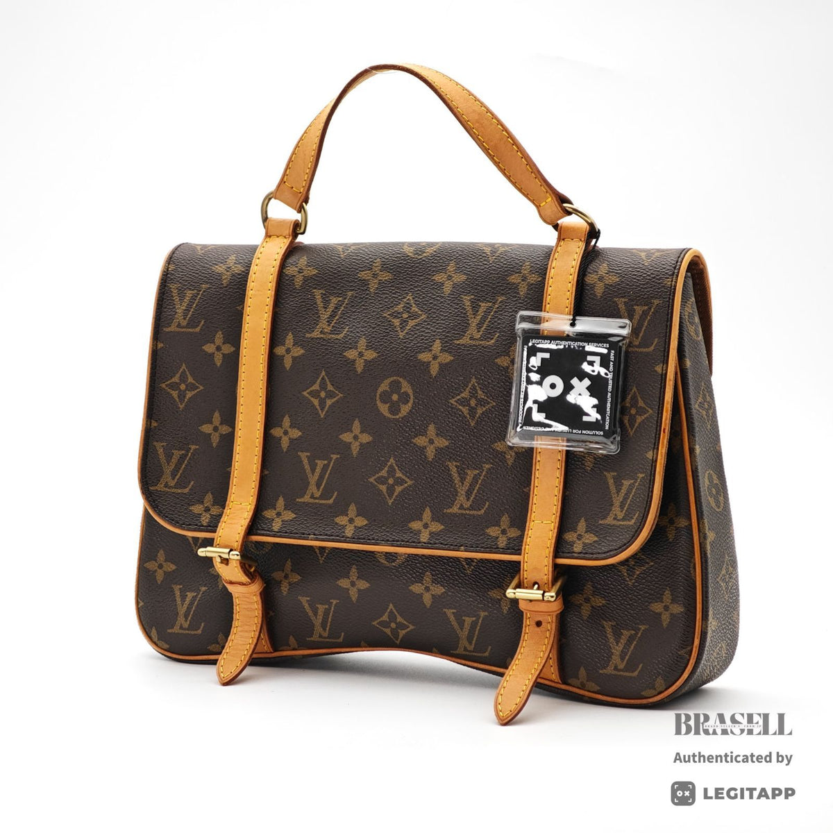 LOUIS VUITTON Epi Marelle Sac A Dos M51158 Handbag Brown【ImportFeeFREE】