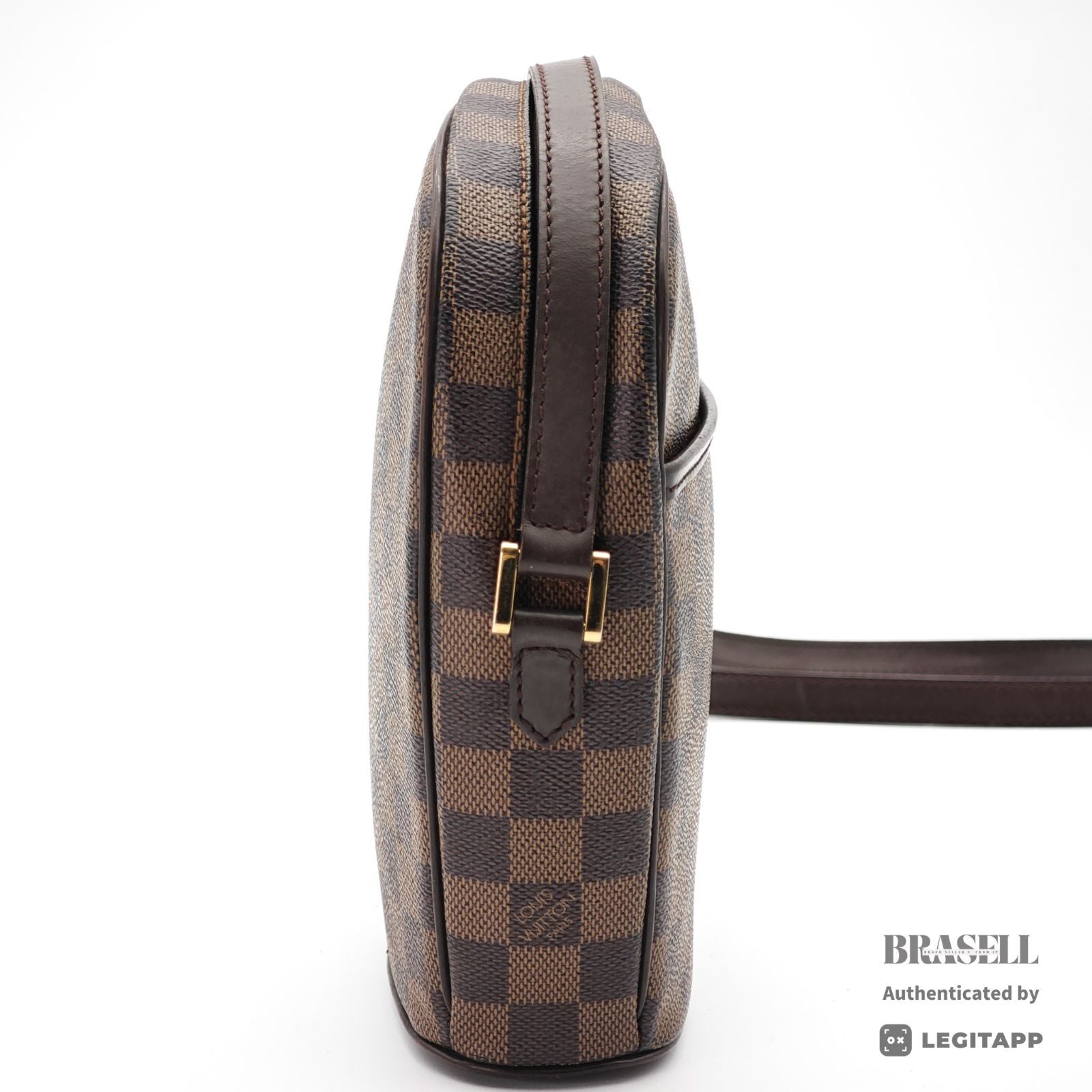 LOUIS VUITTON Damier Ebene Ipanema PM N51294 Shoulder Bag Brown【ImportFeeFREE】