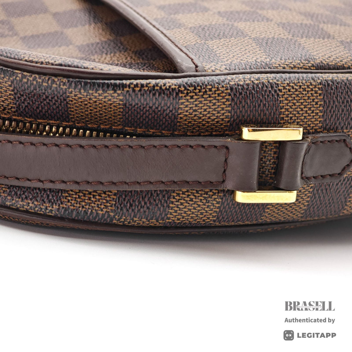 LOUIS VUITTON Damier Ebene Ipanema PM N51294 Shoulder Bag Brown【ImportFeeFREE】