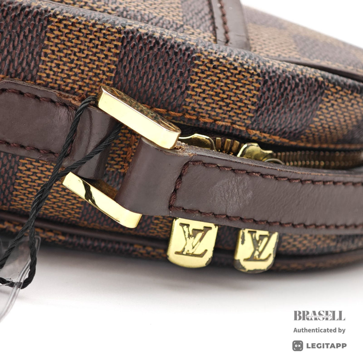 LOUIS VUITTON Damier Ebene Ipanema PM N51294 Shoulder Bag Brown【ImportFeeFREE】