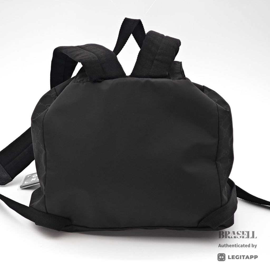 GG Guccissima Light Rucksack - Black [Import Fee-Free]