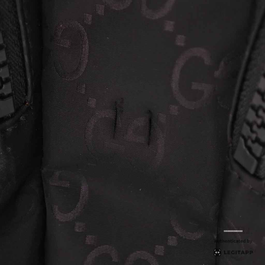 GG Guccissima Light Rucksack - Black [Import Fee-Free]