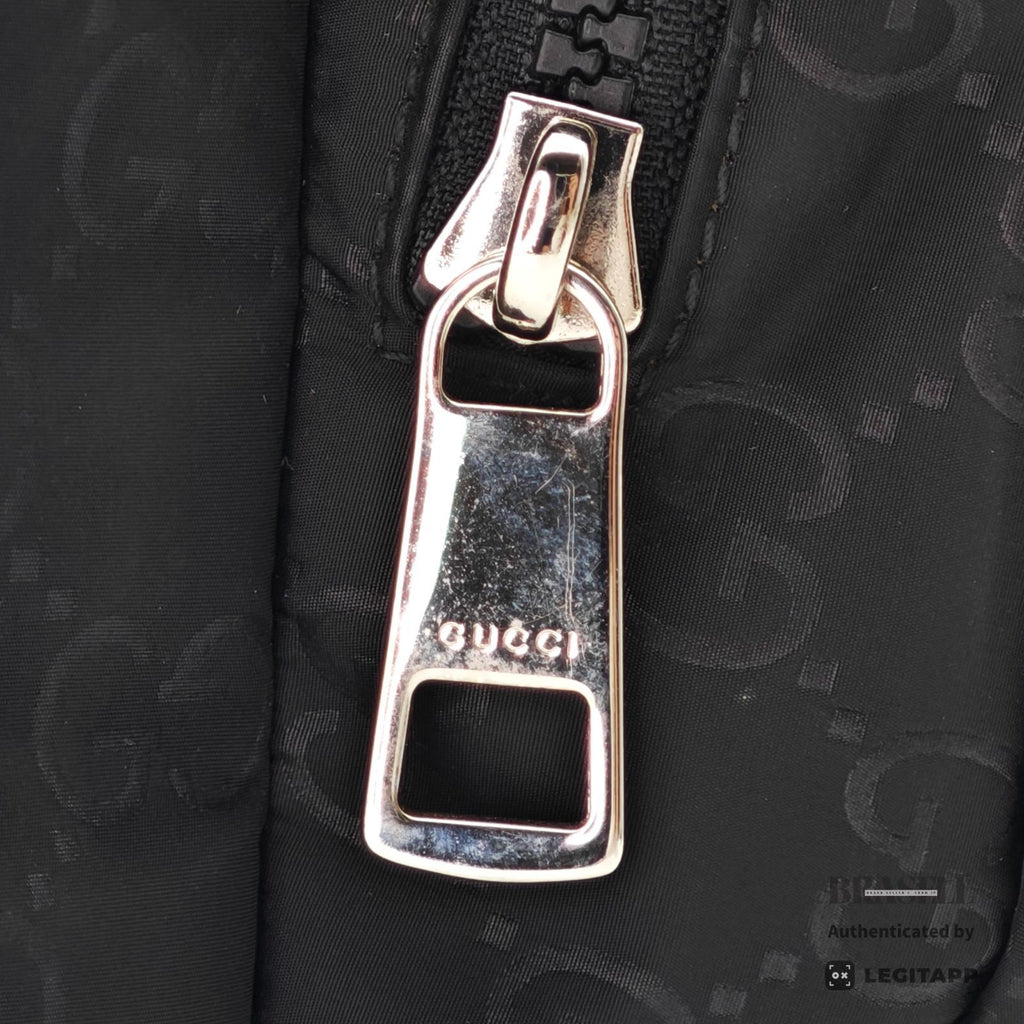 GG Guccissima Light Rucksack - Black [Import Fee-Free]