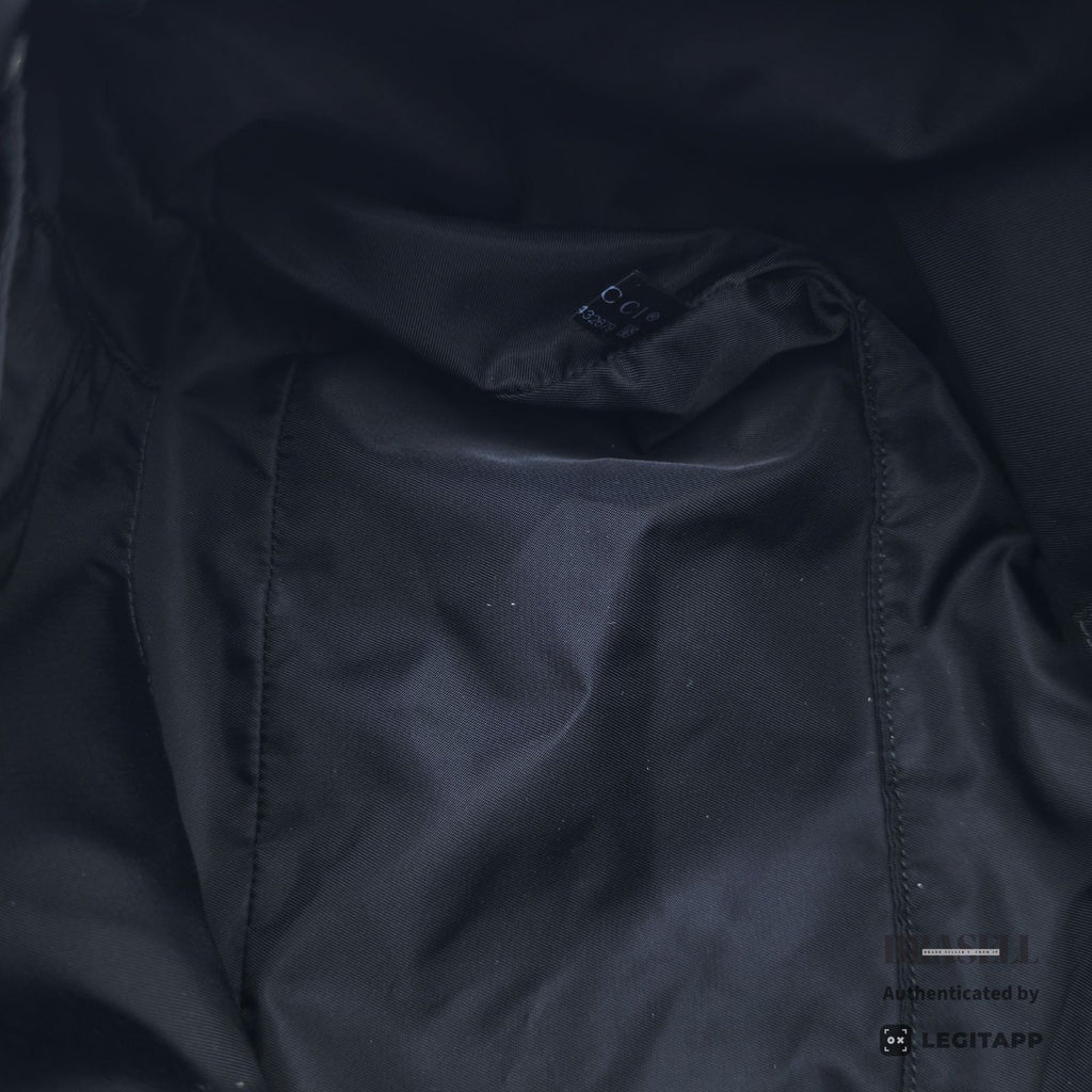 GG Guccissima Light Rucksack - Black [Import Fee-Free]