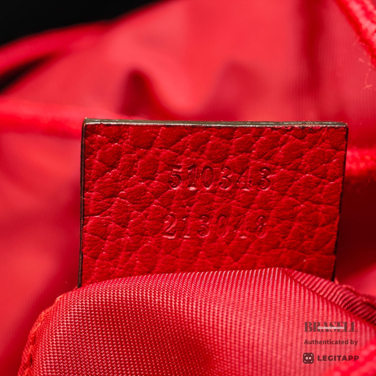 GUCCI GG Nylon Backpack Day Bag Rucksack 510343 Red 【ImportFeeFREE】