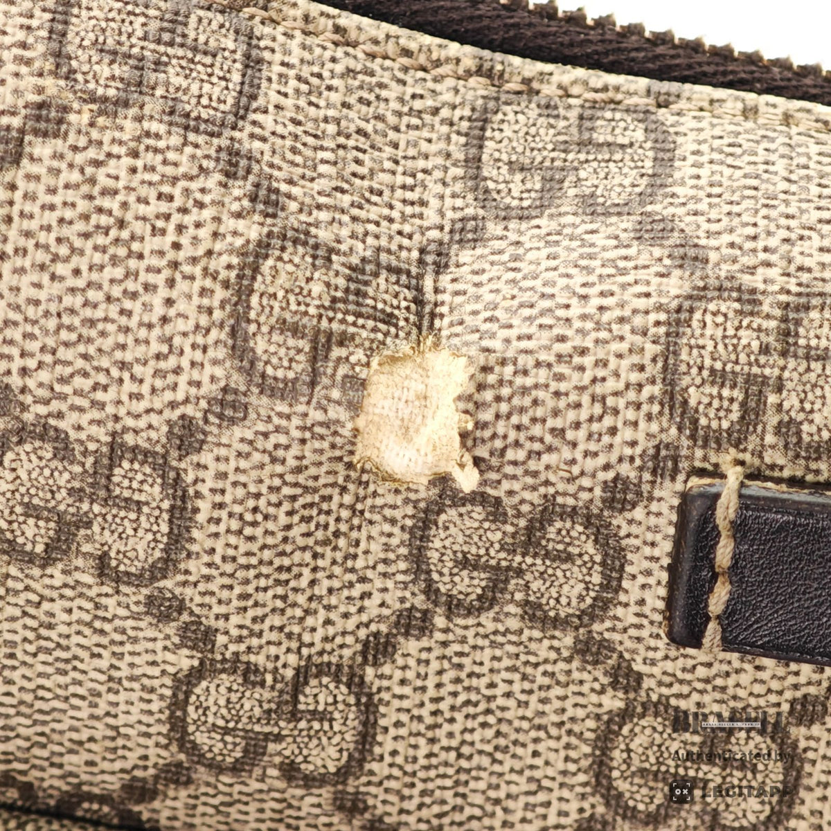 GUCCI GG Supreme 246881 Compact Shoulder Bag Beige Brown 【ImportFeeFREE】