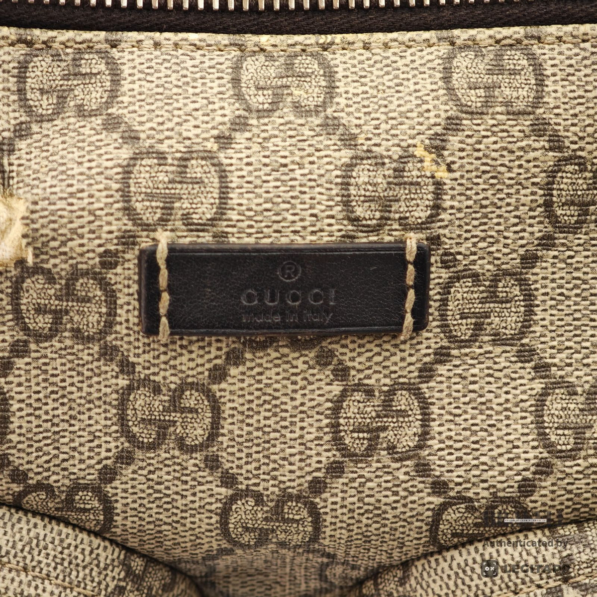 GUCCI GG Supreme 246881 Compact Shoulder Bag Beige Brown 【ImportFeeFREE】