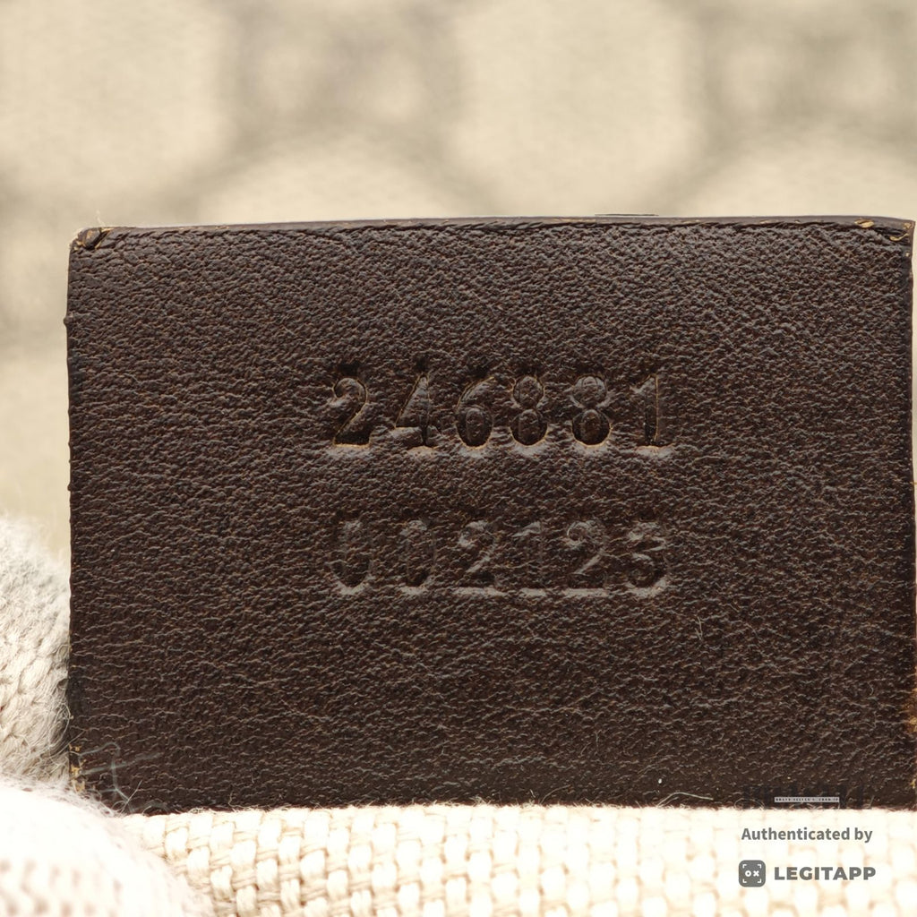 GUCCI GG Supreme 246881 Compact Shoulder Bag Beige Brown 【ImportFeeFREE】
