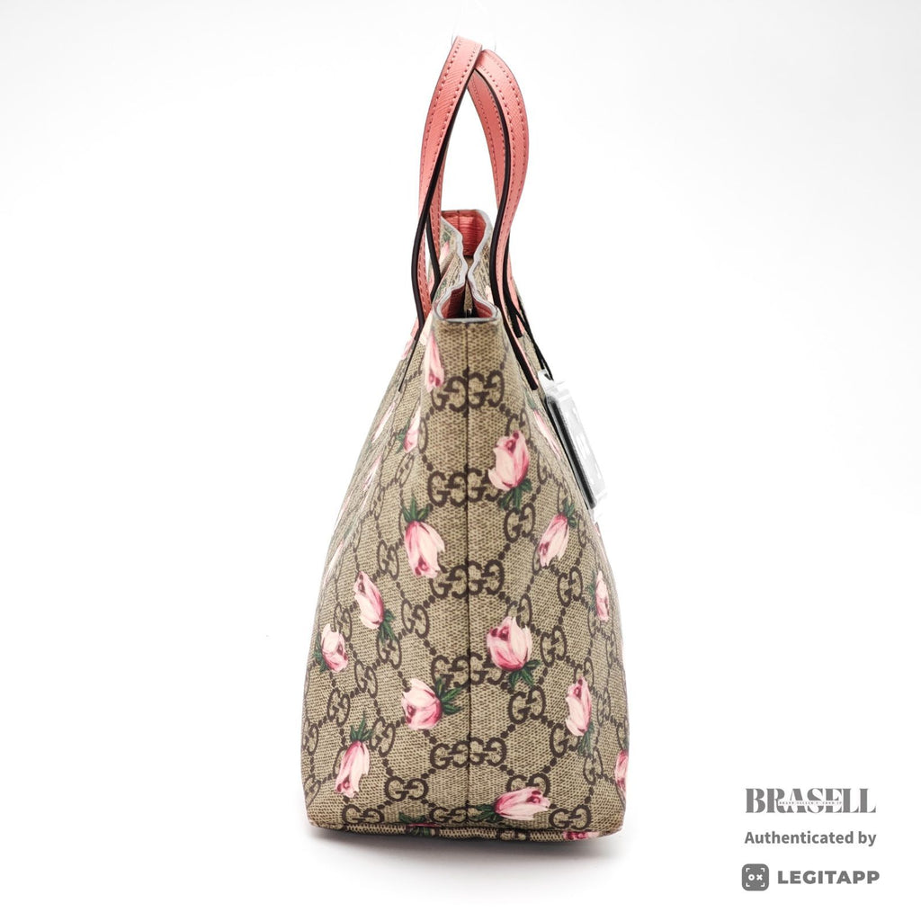 GUCCI GG Supreme Handbag 410812 PVC Canvas Tote Bag 【ImportFeeFREE】