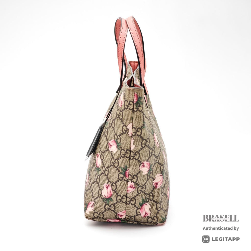 GUCCI GG Supreme Handbag 410812 PVC Canvas Tote Bag 【ImportFeeFREE】