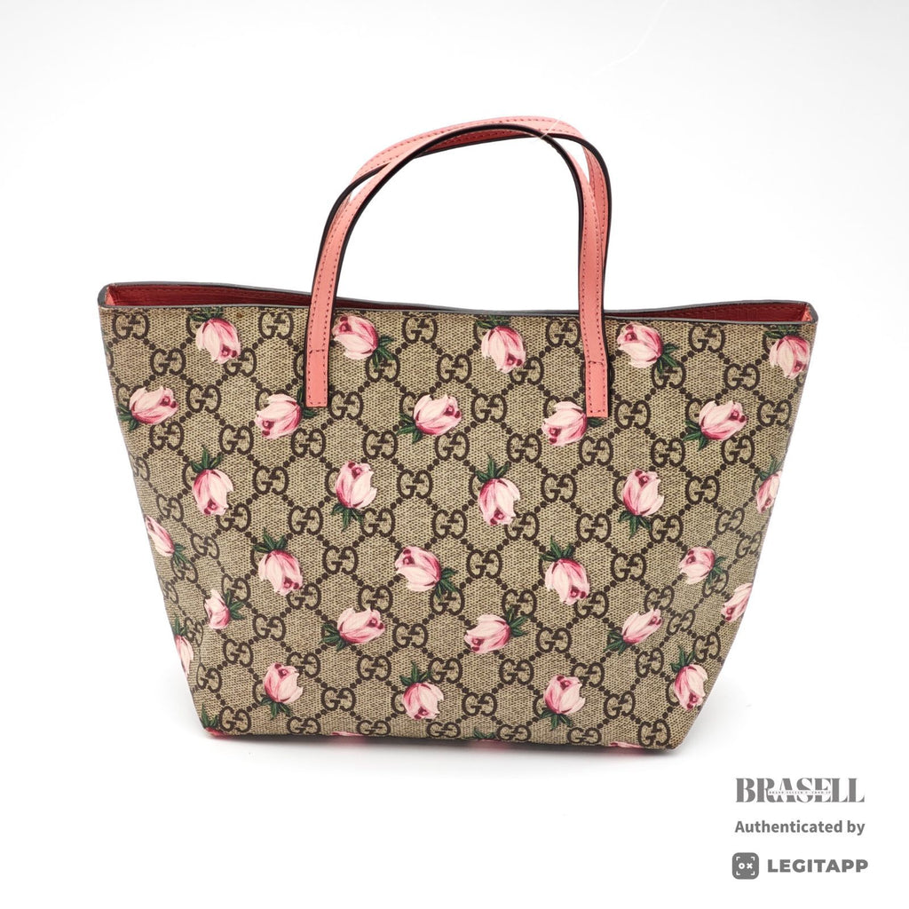 GUCCI GG Supreme Handbag 410812 PVC Canvas Tote Bag 【ImportFeeFREE】