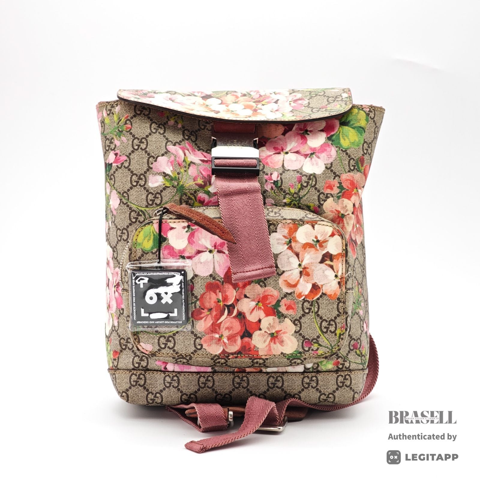 GUCCI GG Supreme Blooms Backpack 410544 Floral Sakura【ImportFeeFREE】