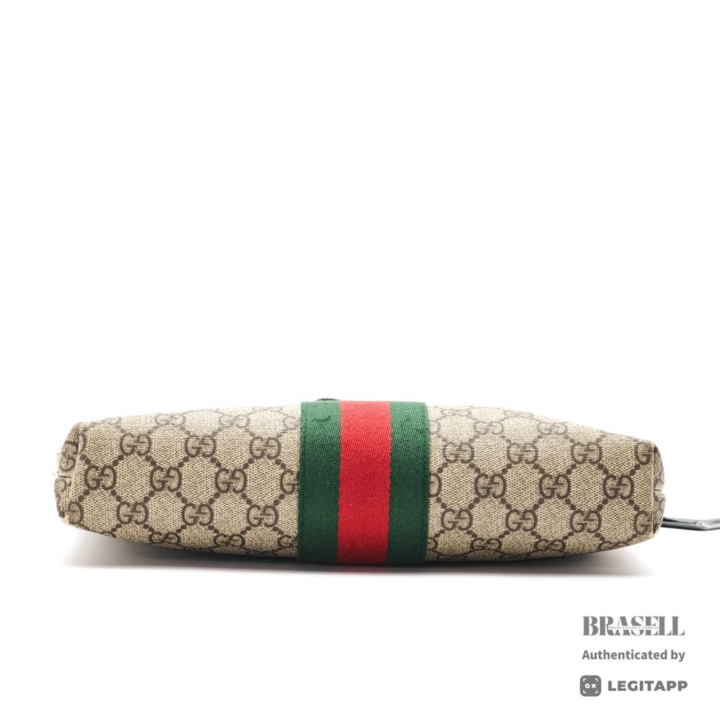 GUCCI Sherry Line GG Pattern 387111 Shoulder Bag Beige Women's【ImportFeeFREE】
