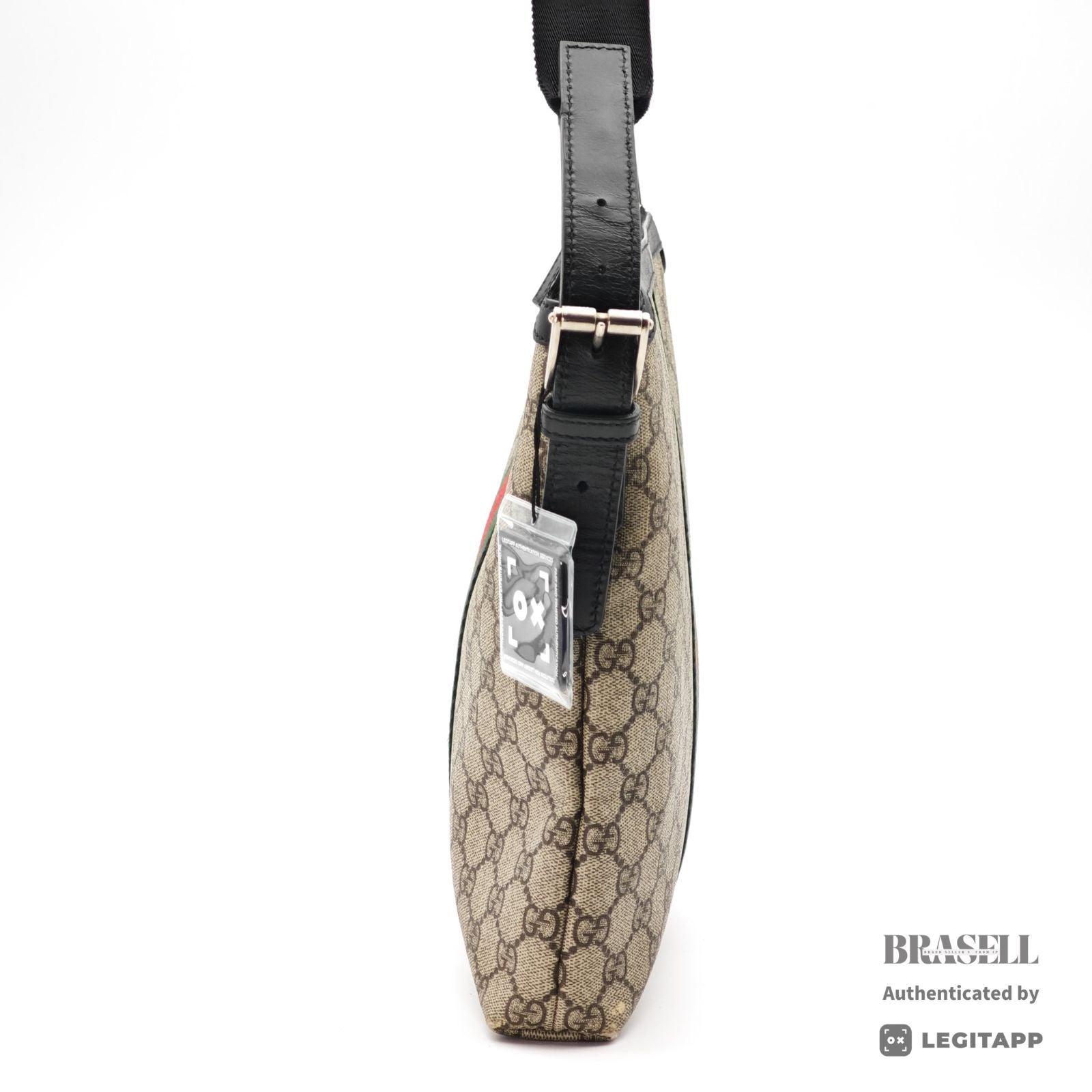 GUCCI Sherry Line GG Pattern 387111 Shoulder Bag Beige Women's【ImportFeeFREE】