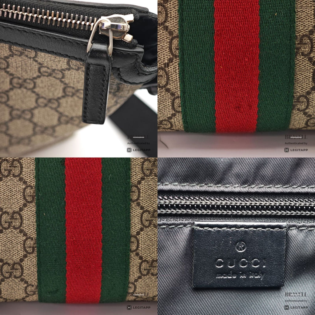 GUCCI Sherry Line GG Pattern 387111 Shoulder Bag Beige Women's【ImportFeeFREE】