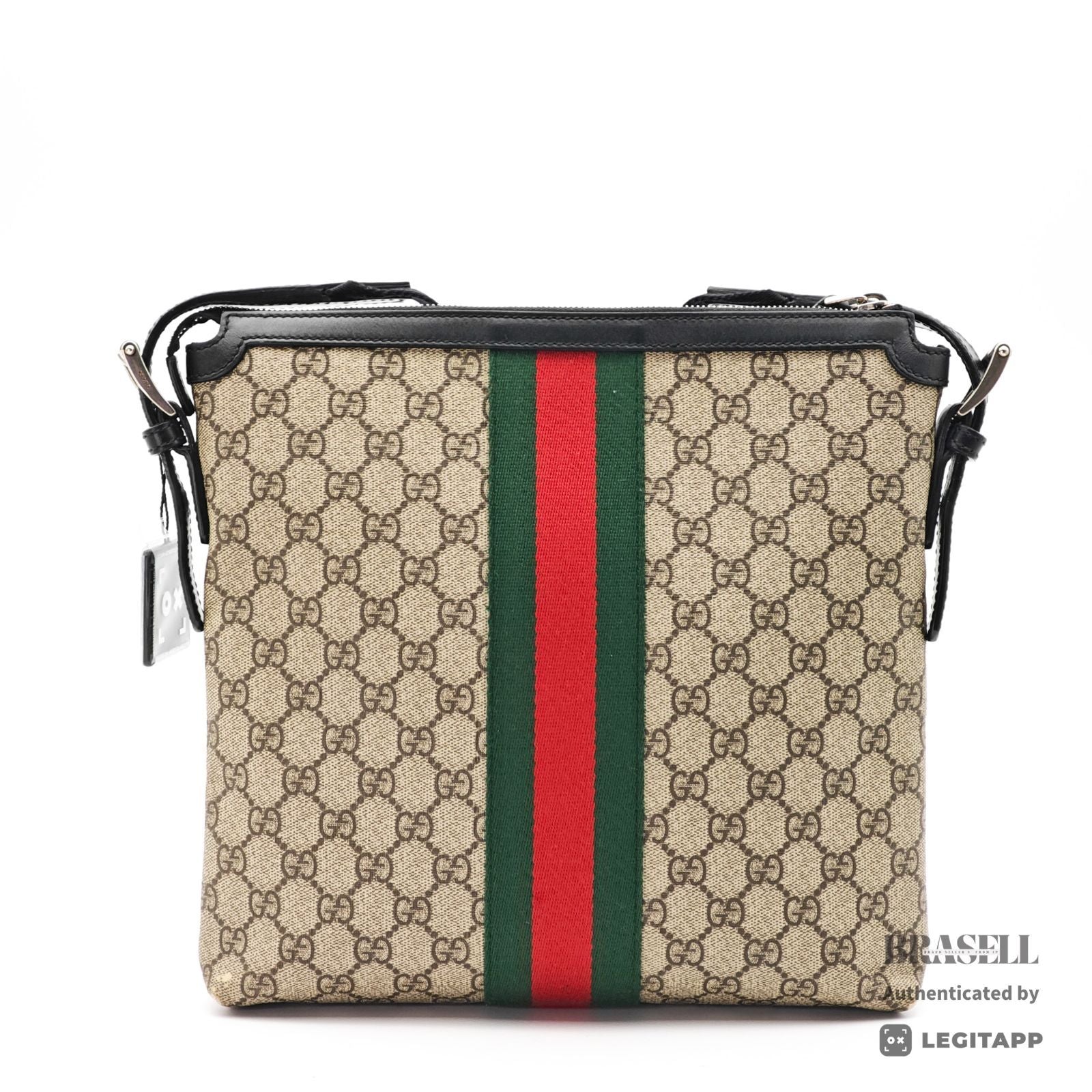 GUCCI Sherry Line GG Pattern 387111 Shoulder Bag Beige Women's【ImportFeeFREE】