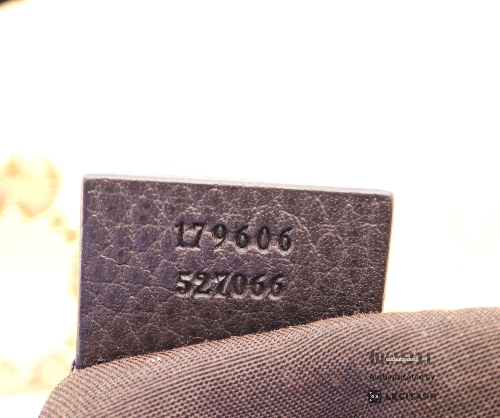GUCCI Crystal GG 179606 Backpack Rucksack Mom Bag Beige【ImportFeeFREE】