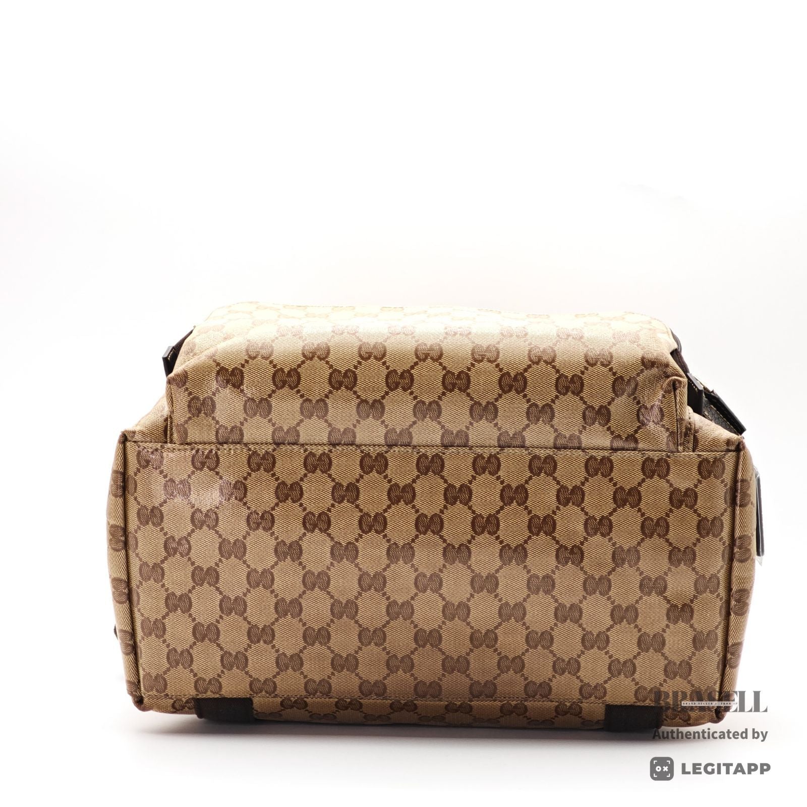 GUCCI Crystal GG 179606 Backpack Rucksack Mom Bag Beige【ImportFeeFREE】