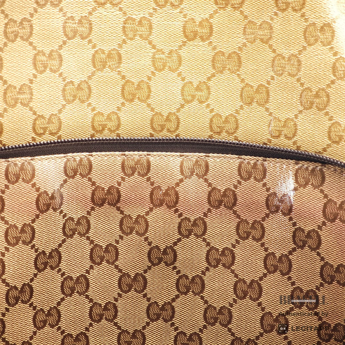GUCCI Crystal GG 179606 Backpack Rucksack Mom Bag Beige【ImportFeeFREE】