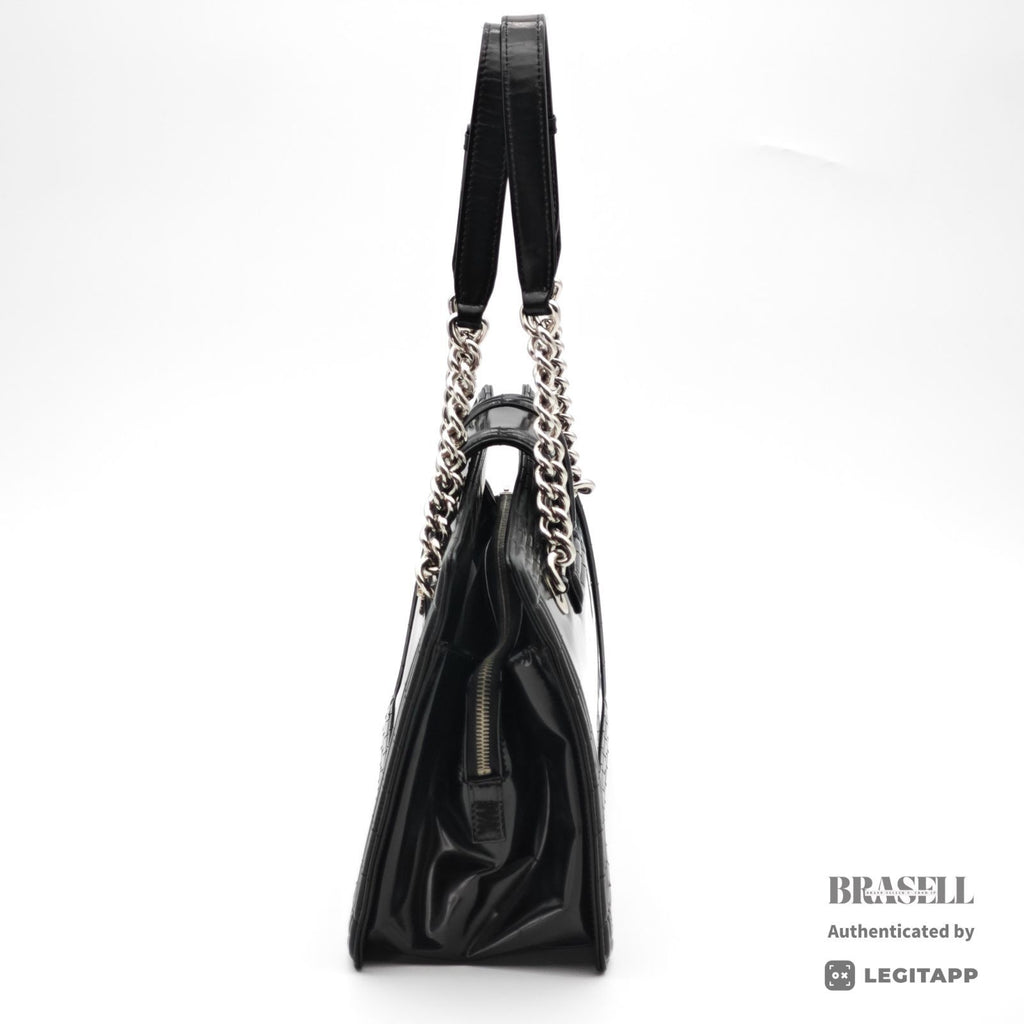CHANEL Boy Chanel Tote Bag Leather Bag Black Women's【ImportFeeFREE】