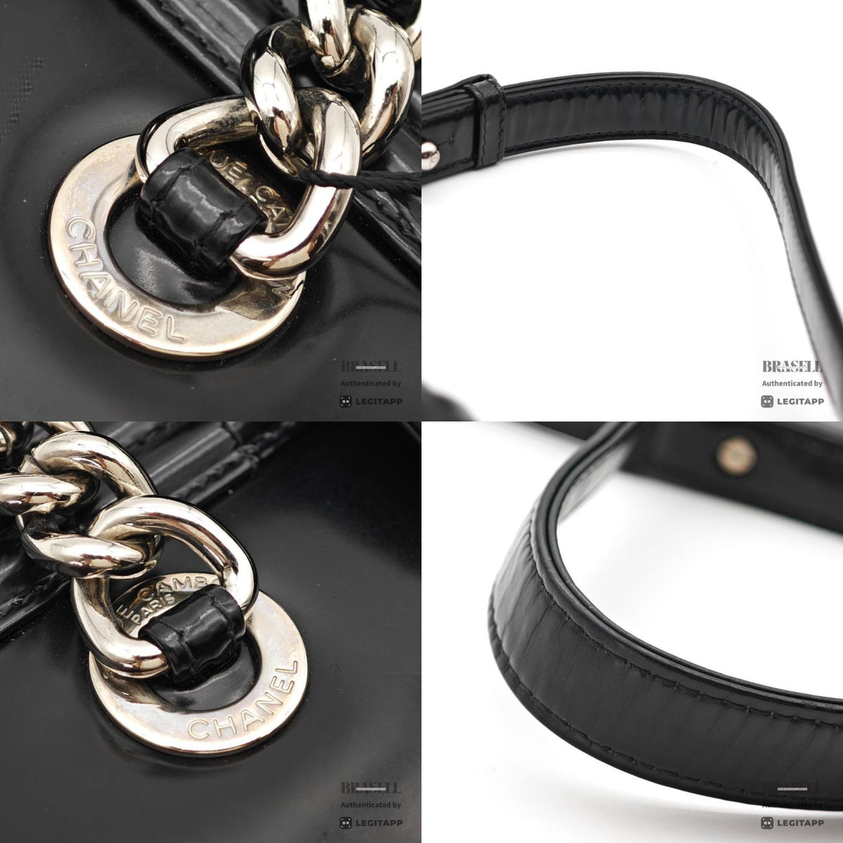 CHANEL Boy Chanel Tote Bag Leather Bag Black Women's【ImportFeeFREE】