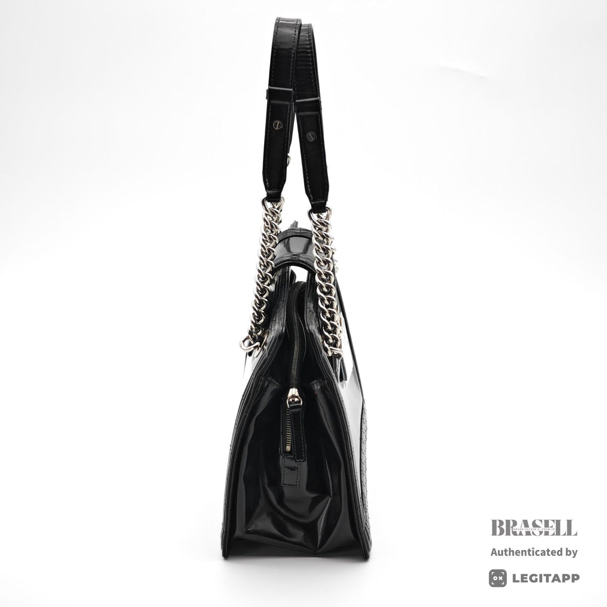 CHANEL Boy Chanel Tote Bag Leather Bag Black Women's【ImportFeeFREE】