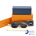 LOUIS VUITTON Outer Space Z1093E Sunglasses Black Gray Unisex 【ImportFeeFREE】