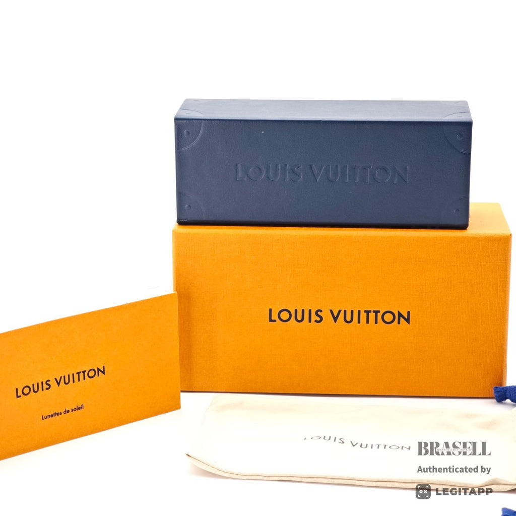 LOUIS VUITTON Outer Space Z1093E Sunglasses Black Gray Unisex 【ImportFeeFREE】