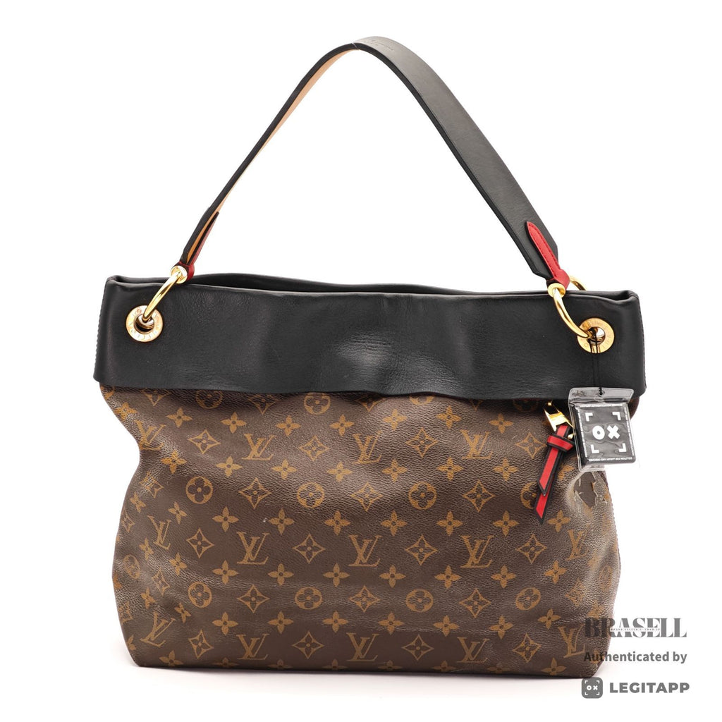 LOUIS VUITTON Tuileries Hobo M43154 Monogram Hand Bag Brown 【ImportFeeFREE】