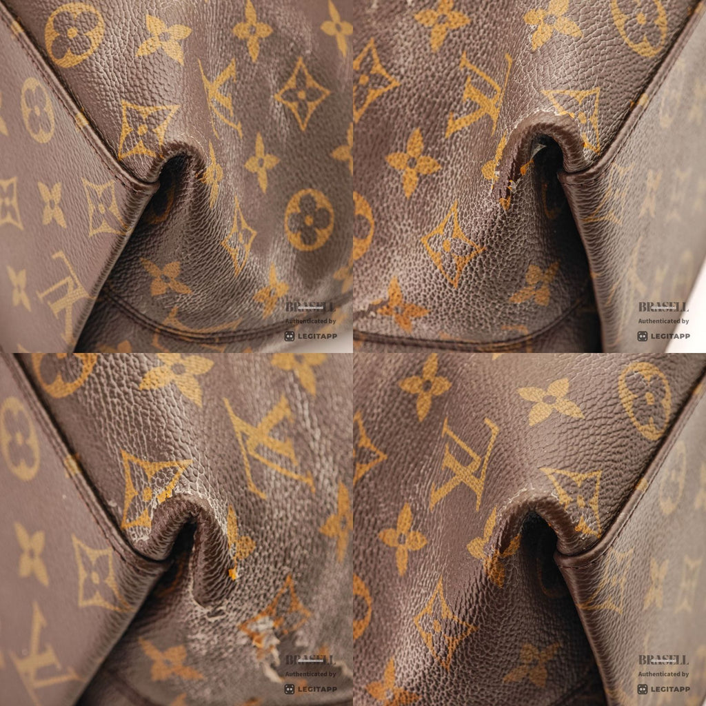 LOUIS VUITTON Tuileries Hobo M43154 Monogram Hand Bag Brown 【ImportFeeFREE】