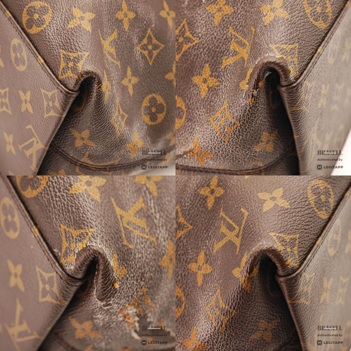 LOUIS VUITTON Tuileries Hobo M43154 Monogram Hand Bag Brown 【ImportFeeFREE】