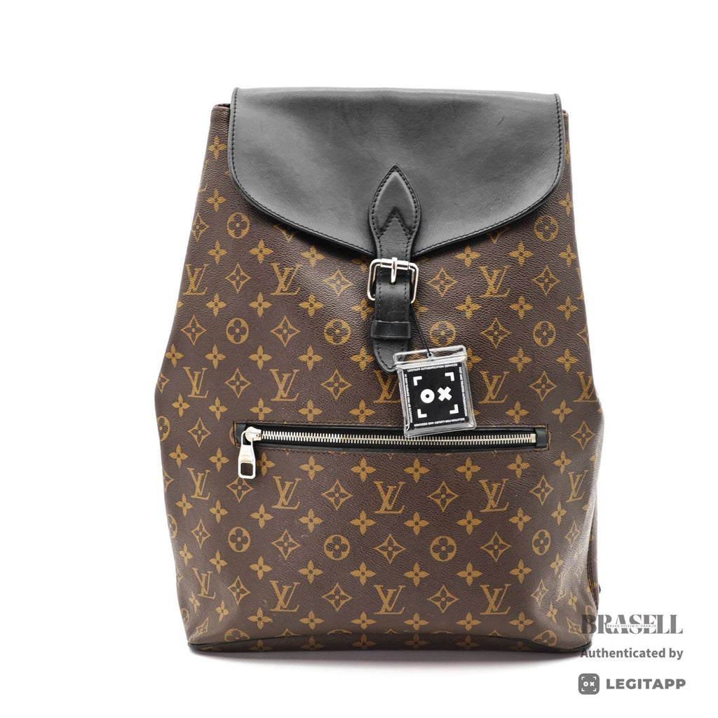 LOUIS VUITTON Macassar Parc M40637 Monogram Backpack Brown 【ImportFeeFREE】