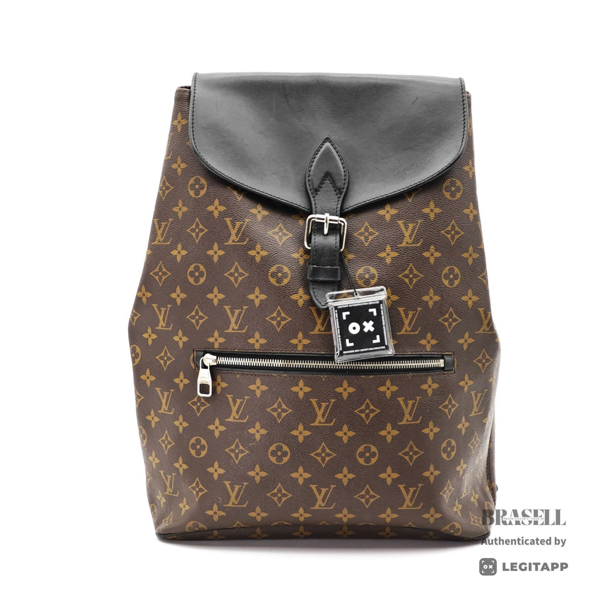 LOUIS VUITTON Macassar Parc M40637 Monogram Backpack Brown 【ImportFeeFREE】