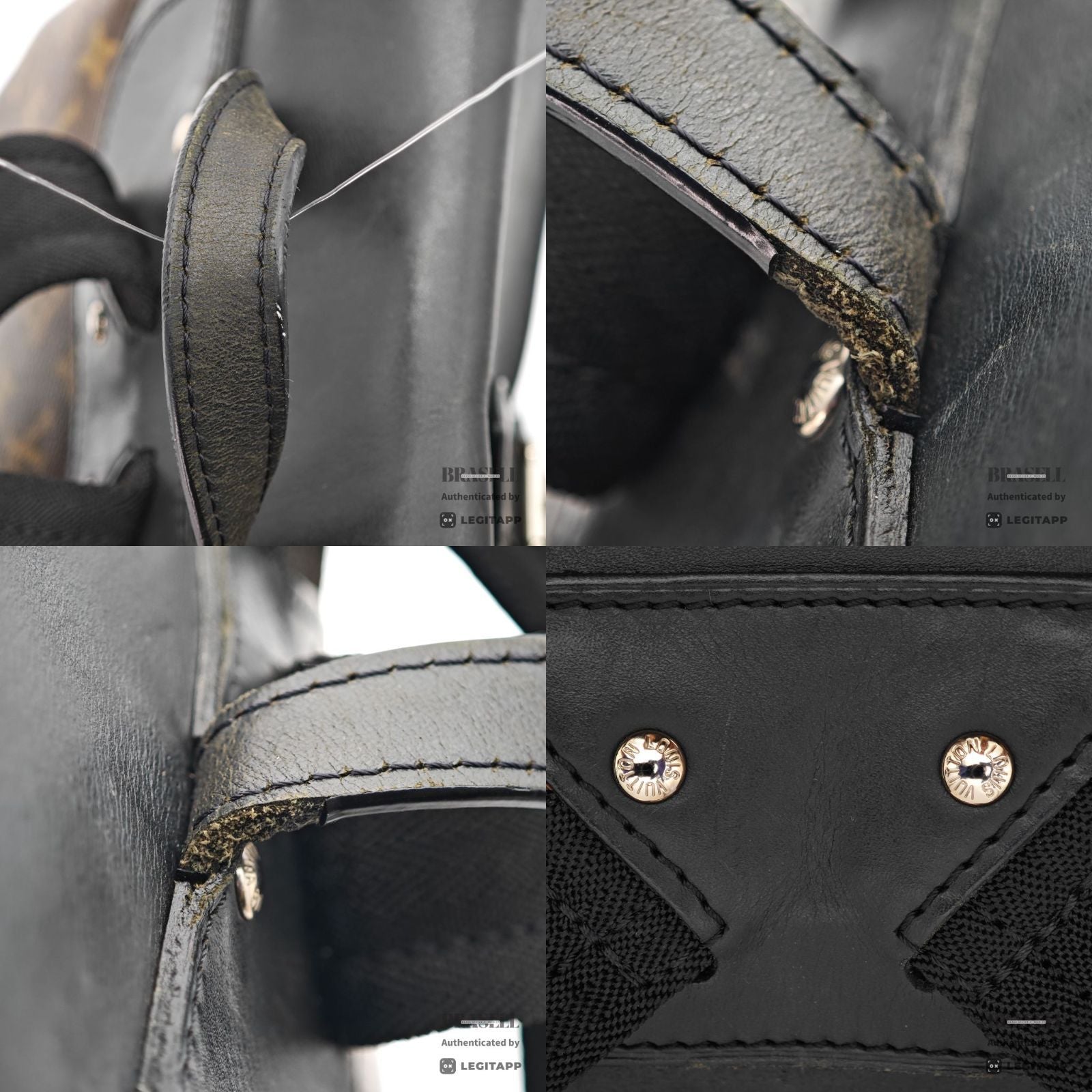 LOUIS VUITTON Macassar Parc M40637 Monogram Backpack Brown 【ImportFeeFREE】