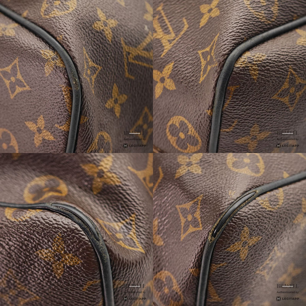LOUIS VUITTON Macassar Parc M40637 Monogram Backpack Brown 【ImportFeeFREE】