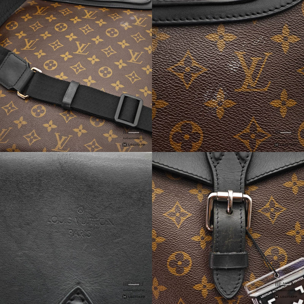 LOUIS VUITTON Macassar Parc M40637 Monogram Backpack Brown 【ImportFeeFREE】