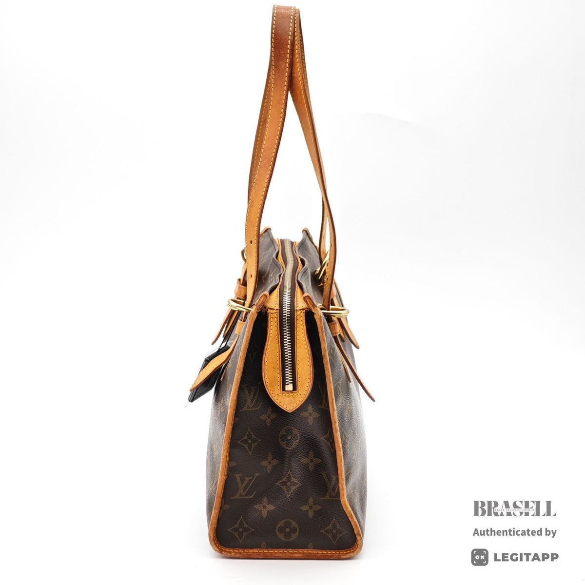 LOUIS VUITTON Popincourt Haut Hand Bag Monogram Canvas M40007【ImportFeeFREE】