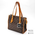 LOUIS VUITTON Popincourt Haut Hand Bag Monogram Canvas M40007【ImportFeeFREE】