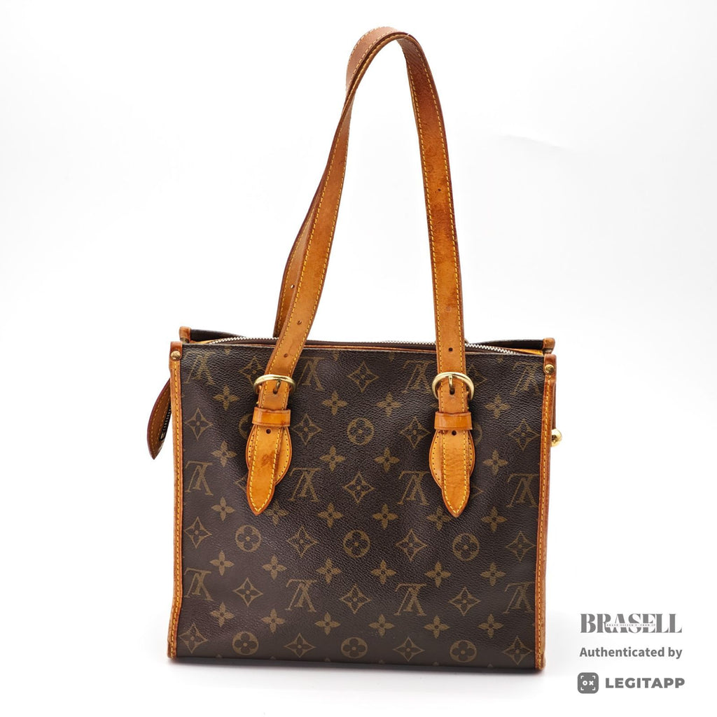 LOUIS VUITTON Popincourt Haut Hand Bag Monogram Canvas M40007【ImportFeeFREE】