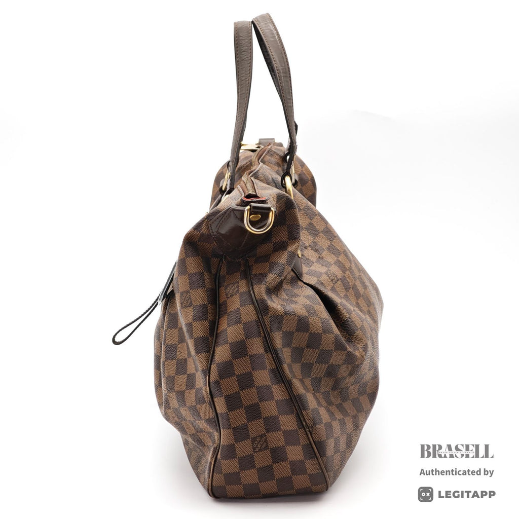 LOUIS VUITTON Evora 2Way Shoulder Handbag N41131 Damier Brown 【ImportFeeFREE】