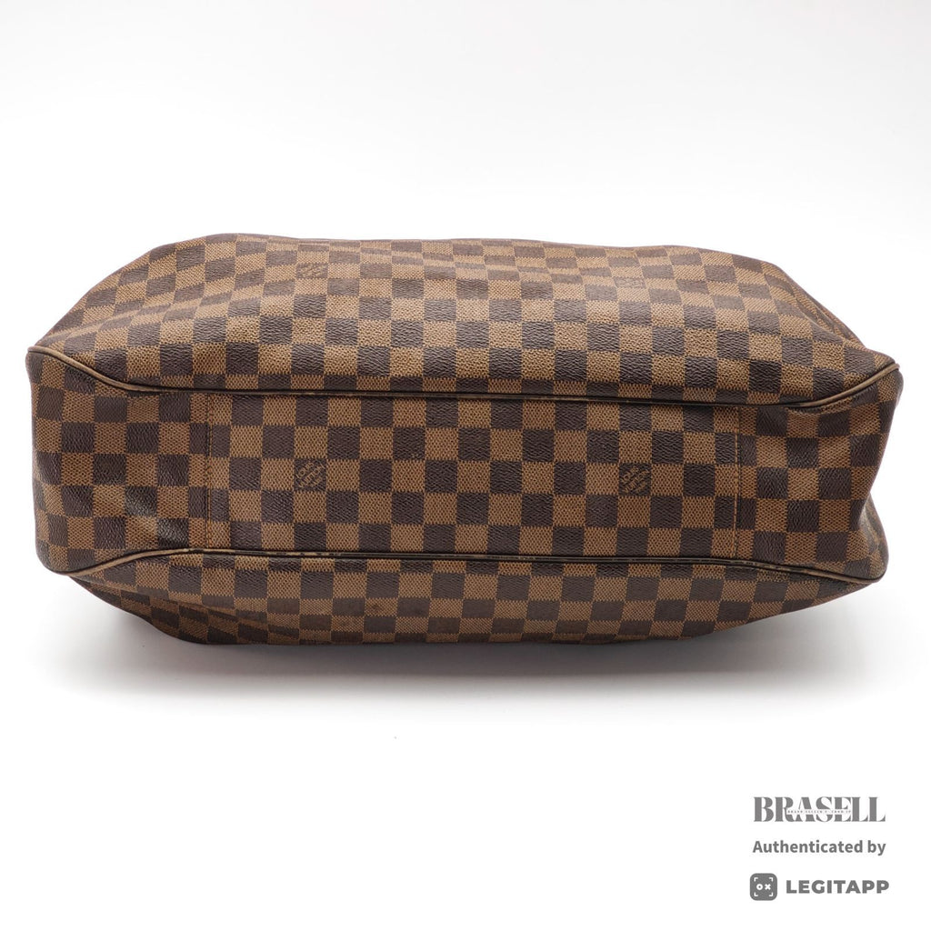 LOUIS VUITTON Evora 2Way Shoulder Handbag N41131 Damier Brown 【ImportFeeFREE】