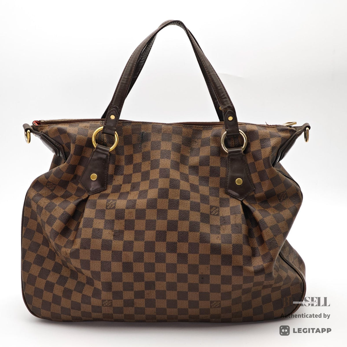 LOUIS VUITTON Evora 2Way Shoulder Handbag N41131 Damier Brown 【ImportFeeFREE】