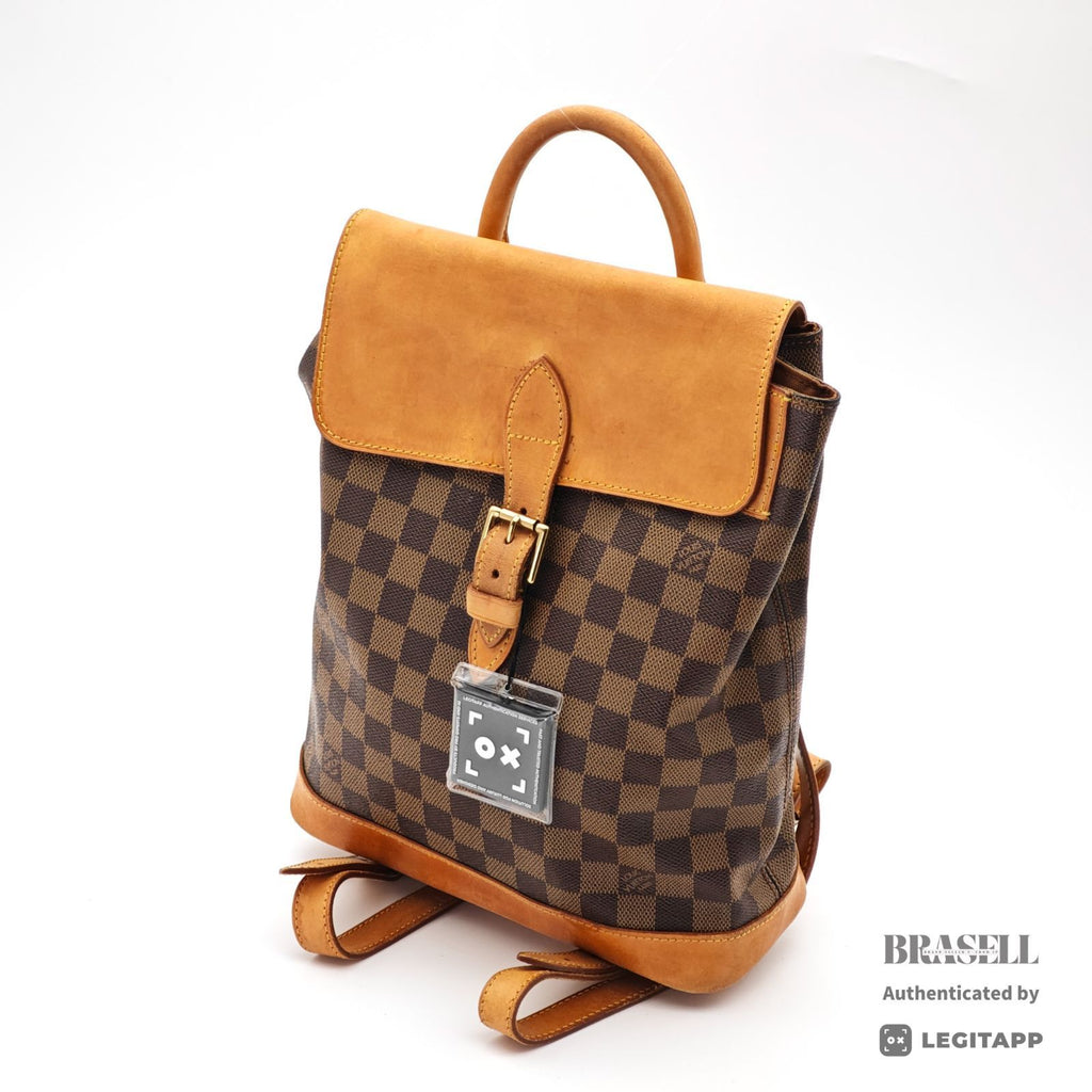 LOUIS VUITTON Damier Arlequin N99038 Backpack Diaper Bag Brown【ImportFeeFREE】