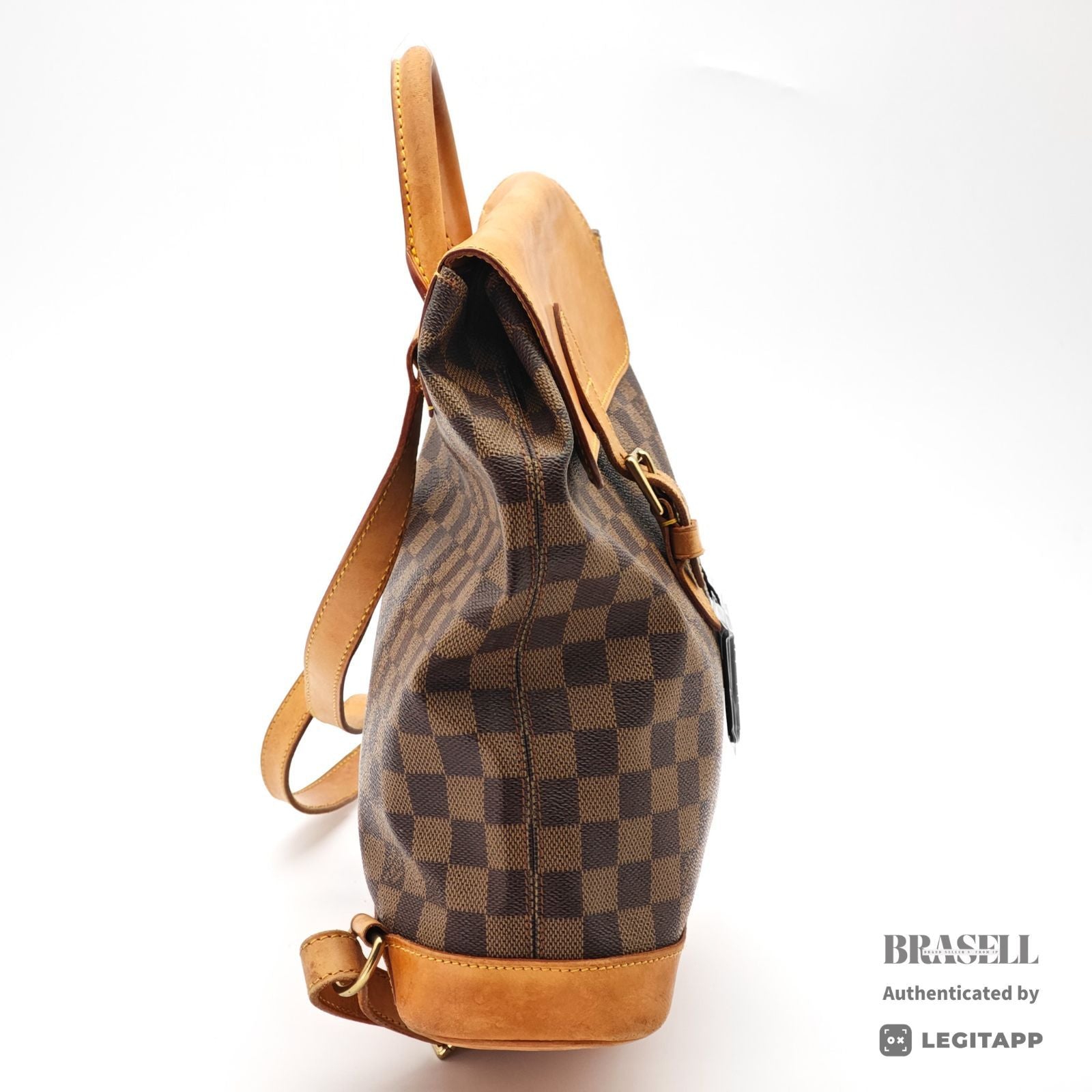 LOUIS VUITTON Damier Arlequin N99038 Backpack Diaper Bag Brown【ImportFeeFREE】