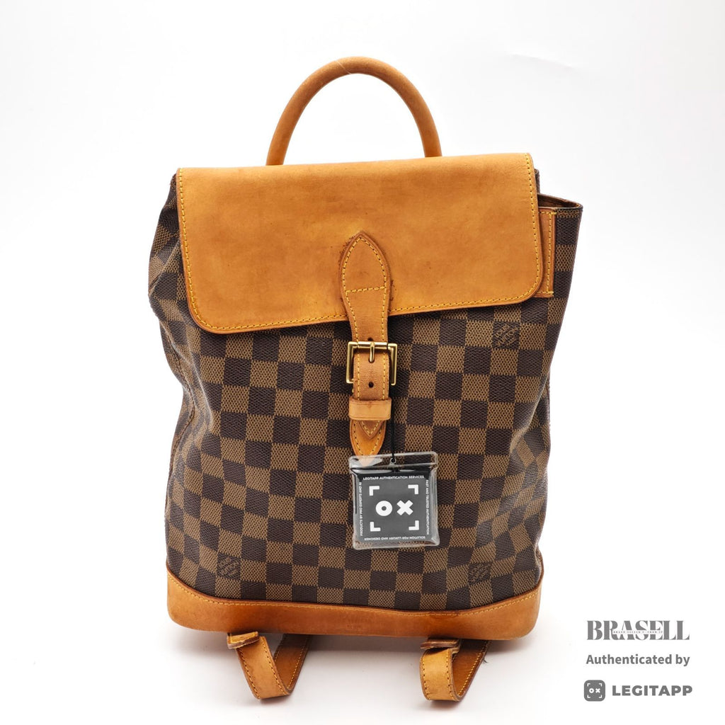 LOUIS VUITTON Damier Arlequin N99038 Backpack Diaper Bag Brown【ImportFeeFREE】
