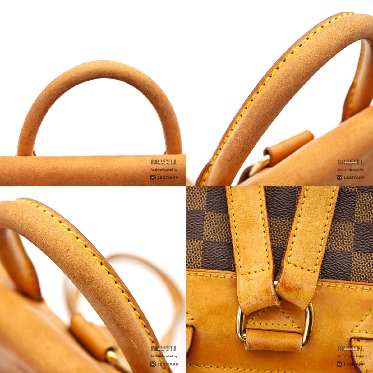 LOUIS VUITTON Damier Arlequin N99038 Backpack Diaper Bag Brown【ImportFeeFREE】