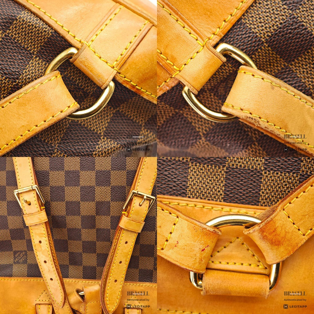 LOUIS VUITTON Damier Arlequin N99038 Backpack Diaper Bag Brown【ImportFeeFREE】