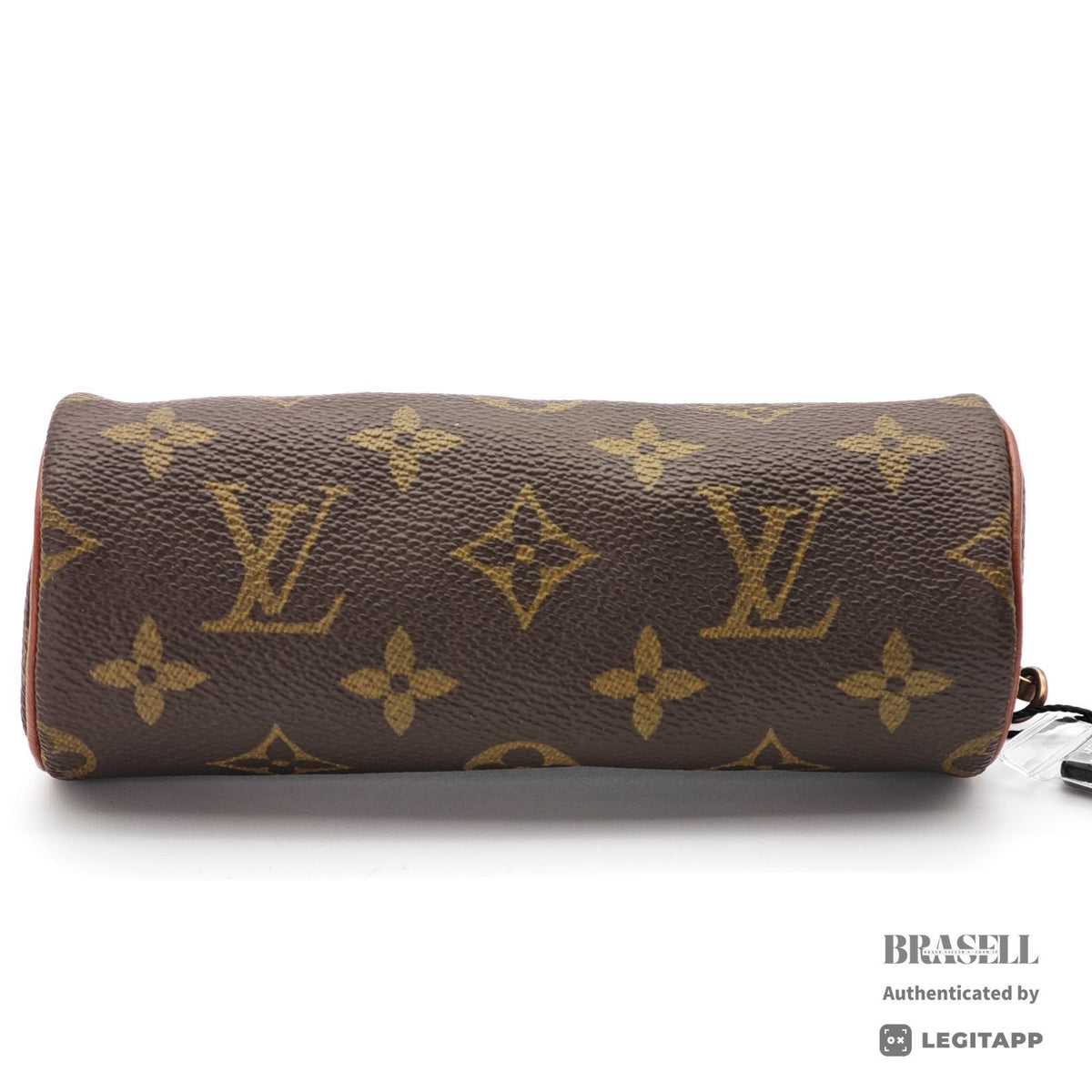 LOUIS VUITTON Papillon Pouch Cylindrical Handbag Brown【ImportFeeFREE】